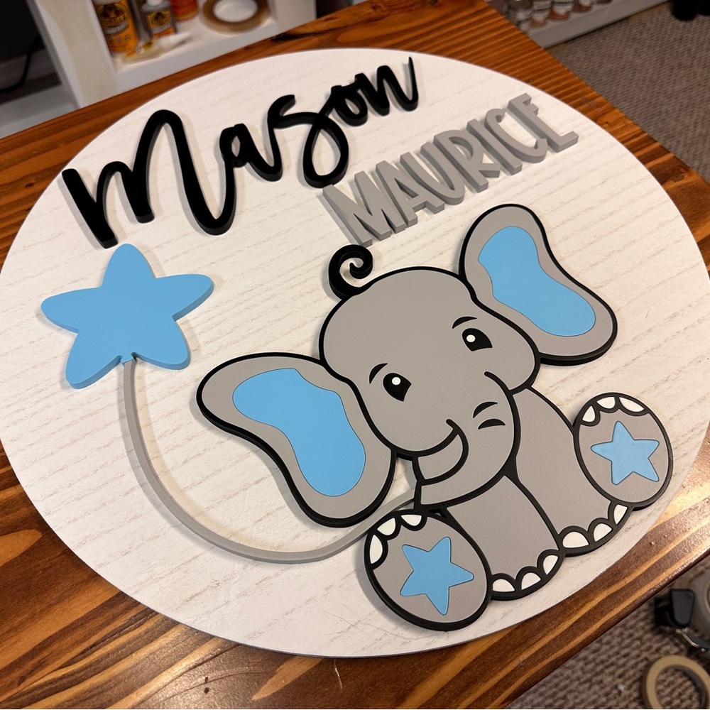 Custom Nursery Sign - Picture 6 of 10